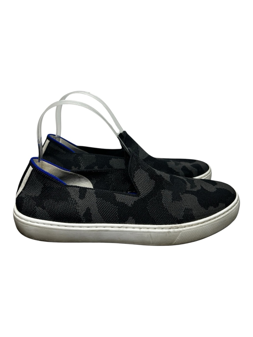 ROTHY'S Gray Camouflage Slip On Sneakers "The Sneaker" Women’s Size 8.5